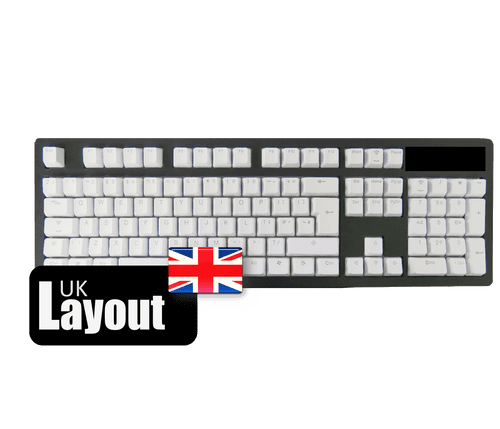 Tai-Hao PBT Backlit Double Shot Keycaps Pure White UK