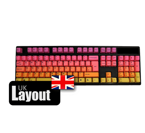 Tai-Hao PBT Double Shot Keycaps Sunshine UK