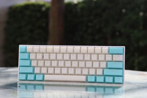 Tai-Hao Translucent ABS Cubic Nata De Coco Blue White 157Key