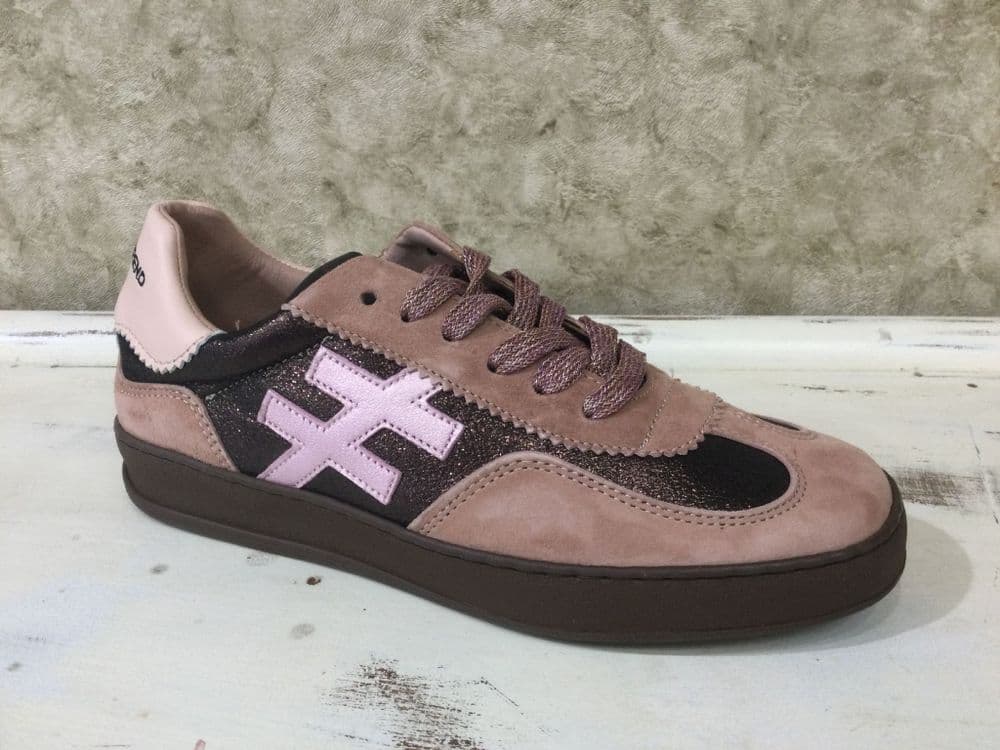 Another Trend A03280C4 'Pale' Bronze Metallic Mix Trainer