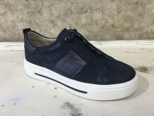 Caprice 23731-45 Ocean Suede Slip On Trainer