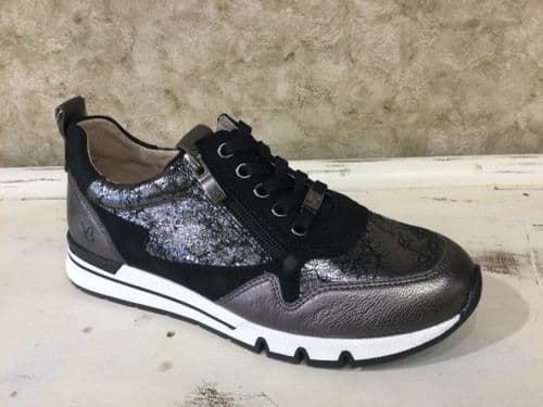 Caprice 23757-45 Grey Metallic Mix Trainer