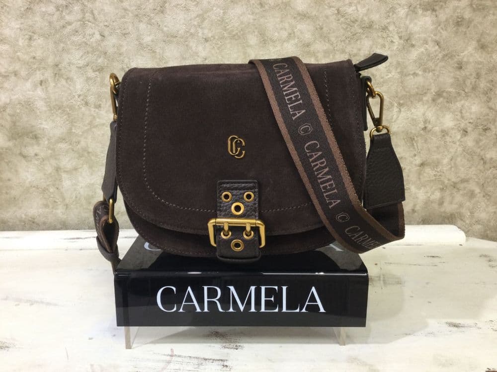 Carmela 18624001 Chocolate Brown Crossbody Handbag