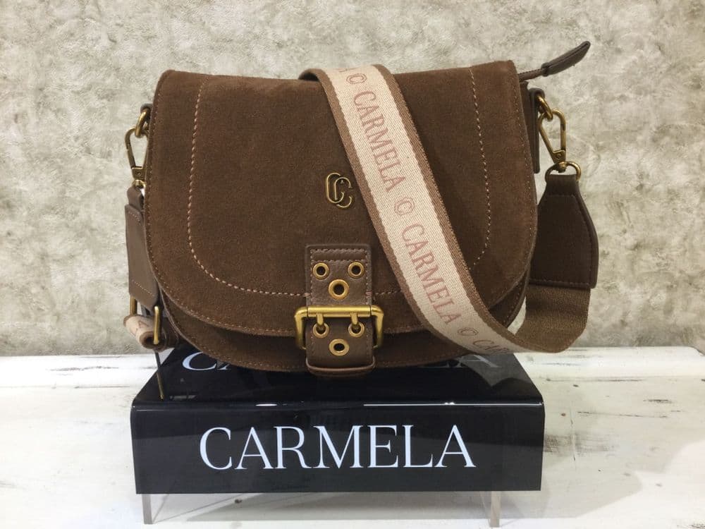 Carmela 18624002 Camel Crossbody Handbag