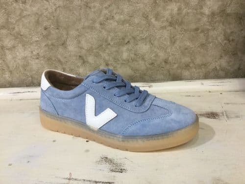 Drilleys Sixty Two Light Blue Trainer
