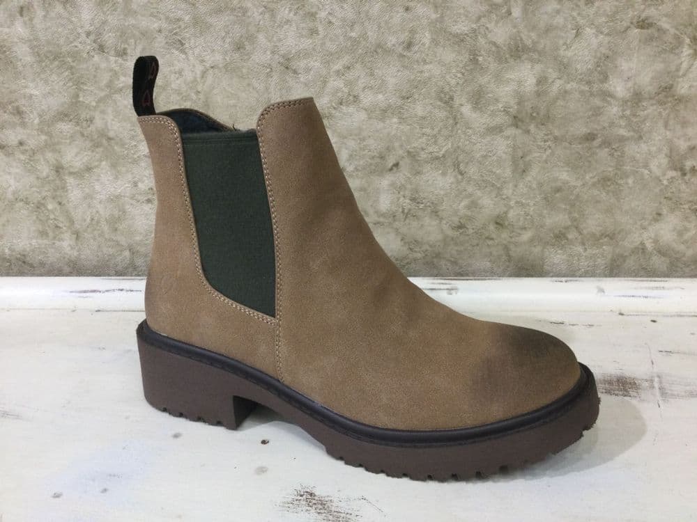 Heavenly Feet Pearce Camel Zip Up Ankle Boot