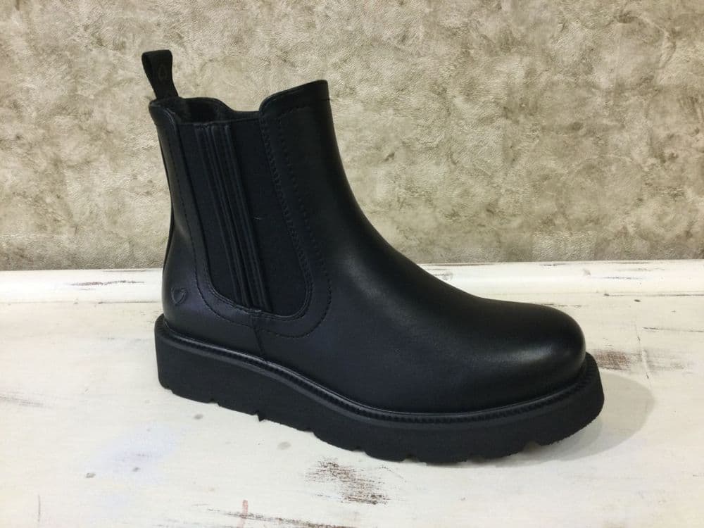 Heavenly Feet Triton Black Zip Up Ankle Boot