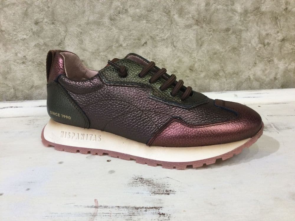 Hispanitas CHI254312 Copper Brown Slip On Fashion Trainer