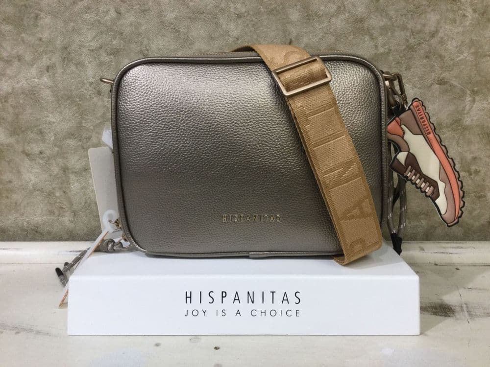 Hispanitas Handbag BV264721 Bronze Crossbody bag