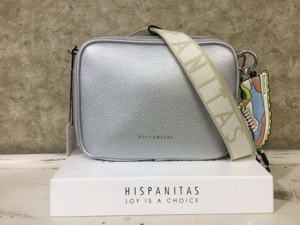 Hispanitas Handbag BV264721 Silver Crossbody Bag