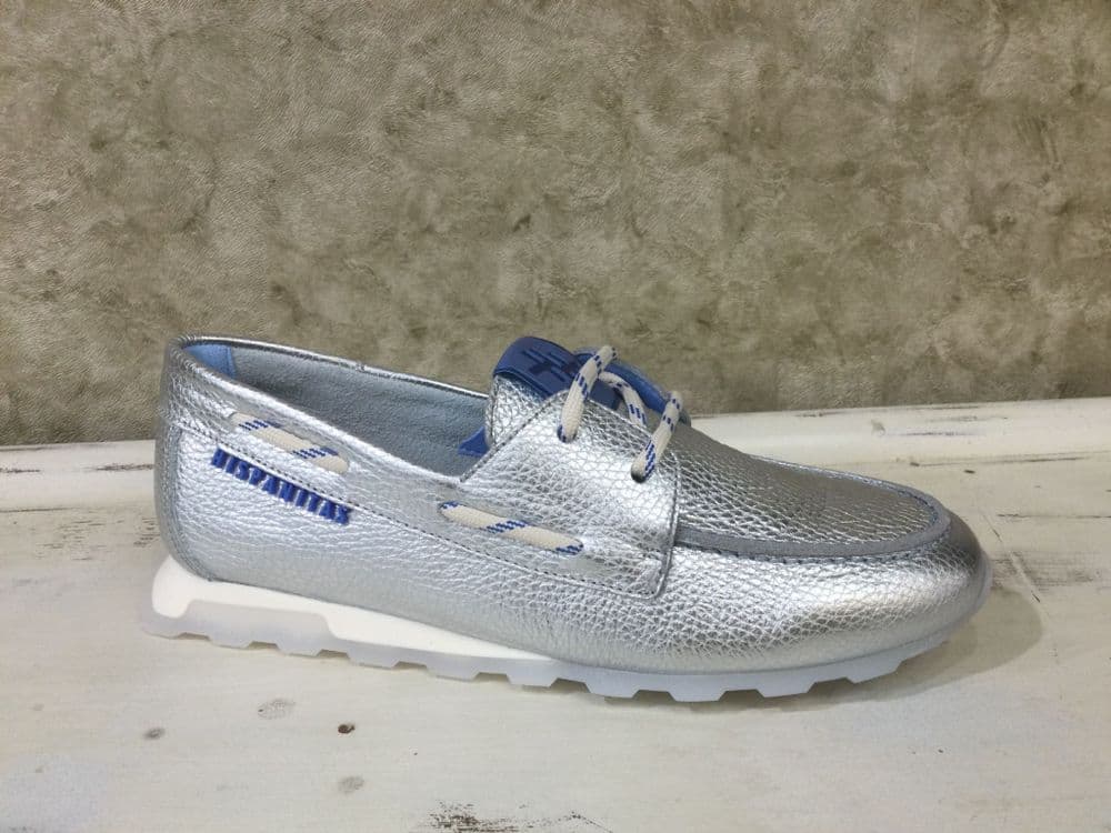 Hispanitas HV264603 Silver Mix Boat Shoe