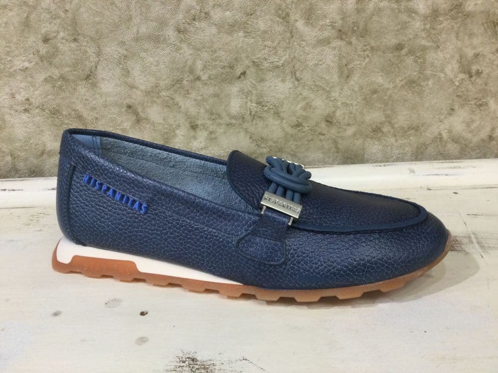 Hispanitas HV264662 Blue Loafer Leather