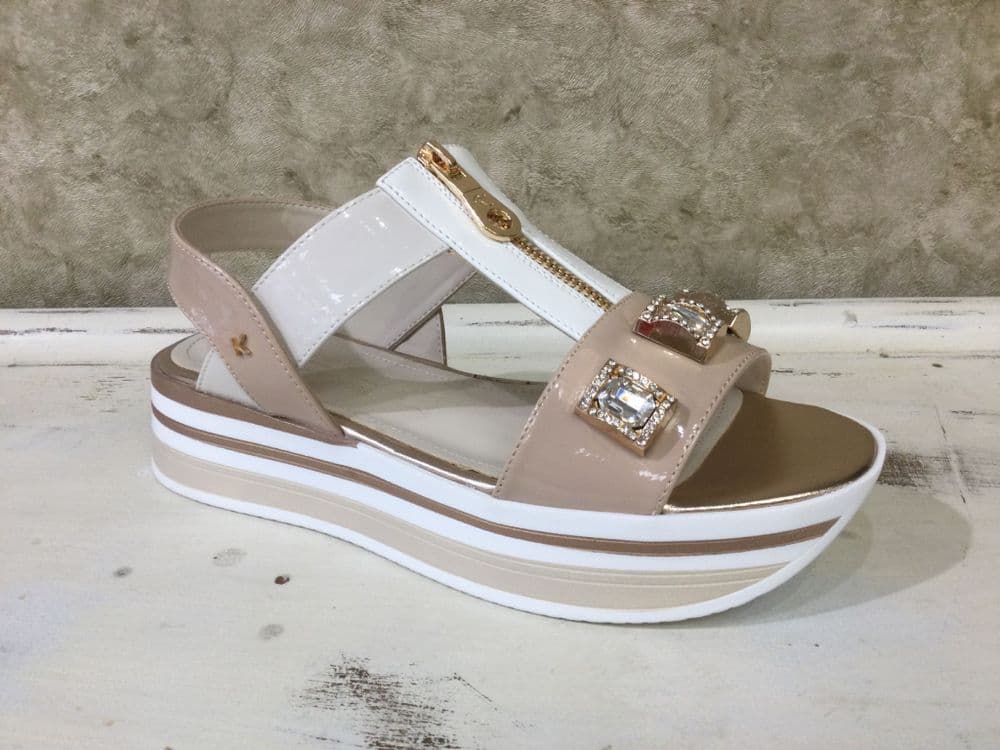 Kate Appleby Mainstone Nude/White Sandal