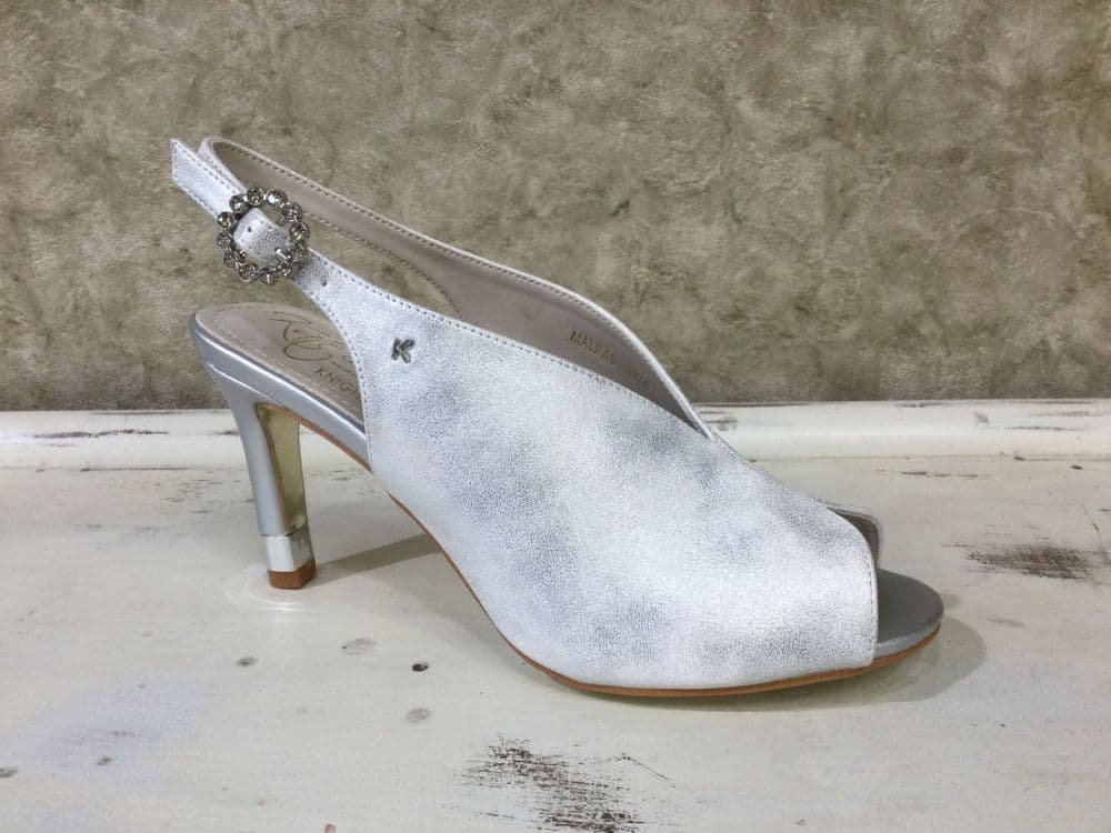 Kate Appleby Malpas Silver  Slingback Sandal