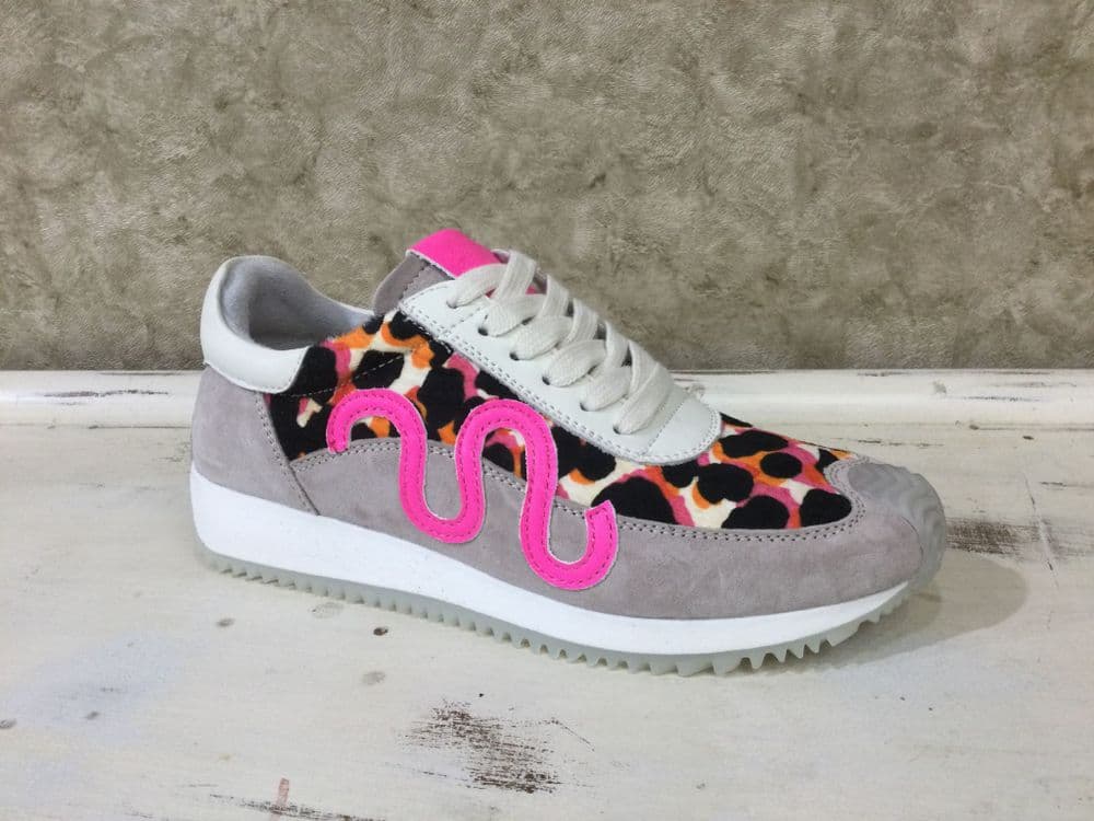 Kate Appleby Northney Pink/Leopard Mix Trainer