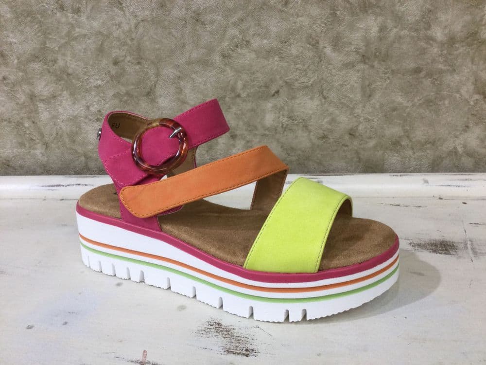 Lunar JLB021 FU Issy Fuchsia Mix Sandal