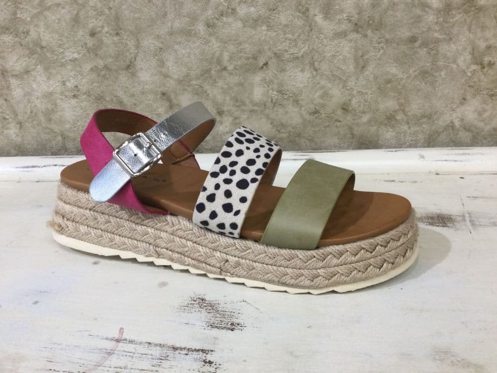 Lunar JLH493 Summer Sage Mix Sandal