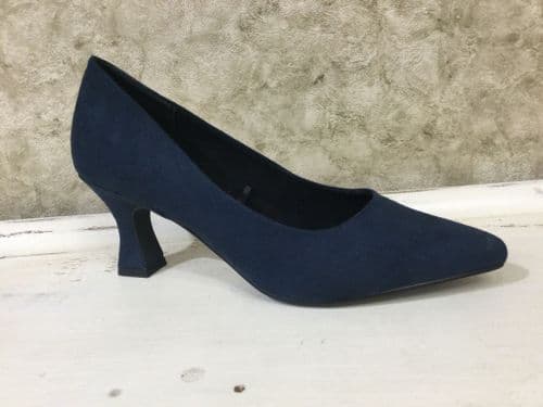 Marco Tozzi  2-22418-41 805 Navy Low Heel Court Shoe