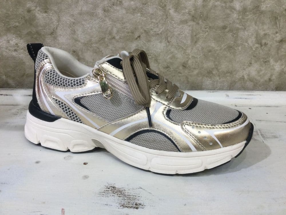 Marco Tozzi 23779-45 943 Gold Mix Trainer