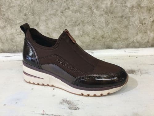 Marco Tozzi 24780-45 Chocolate Mix Wedge Trainer