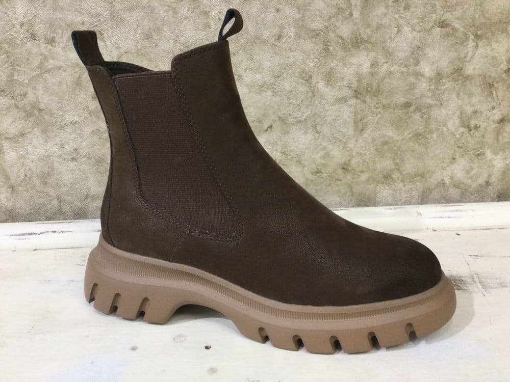 Marco Tozzi 25432-45 361 Dark Brown Ankle Boot with Side Zip