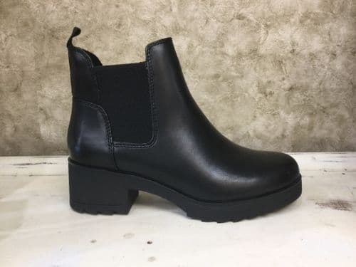Marco Tozzi  25806-41 001 Black Chunky Chelsea Boot