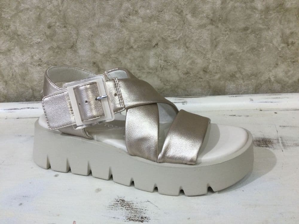 Marco Tozzi 28525-46 Platinum Chunky Sandal