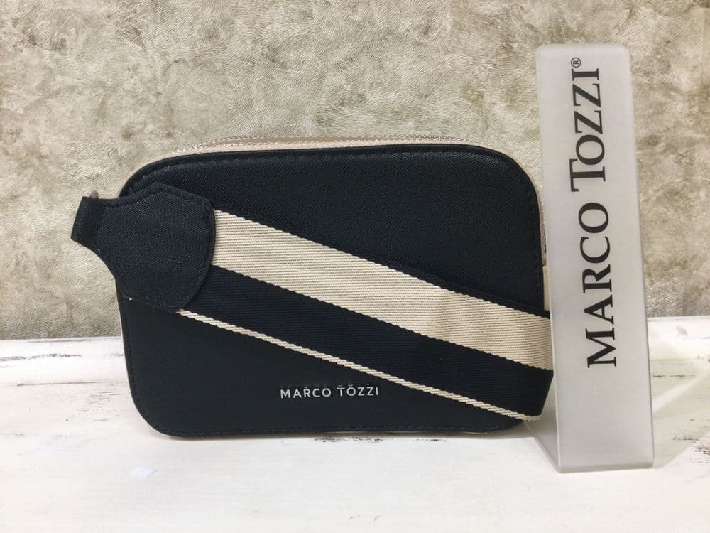 Marco Tozzi 61117-46 Black & Beige Mix Camera Bag