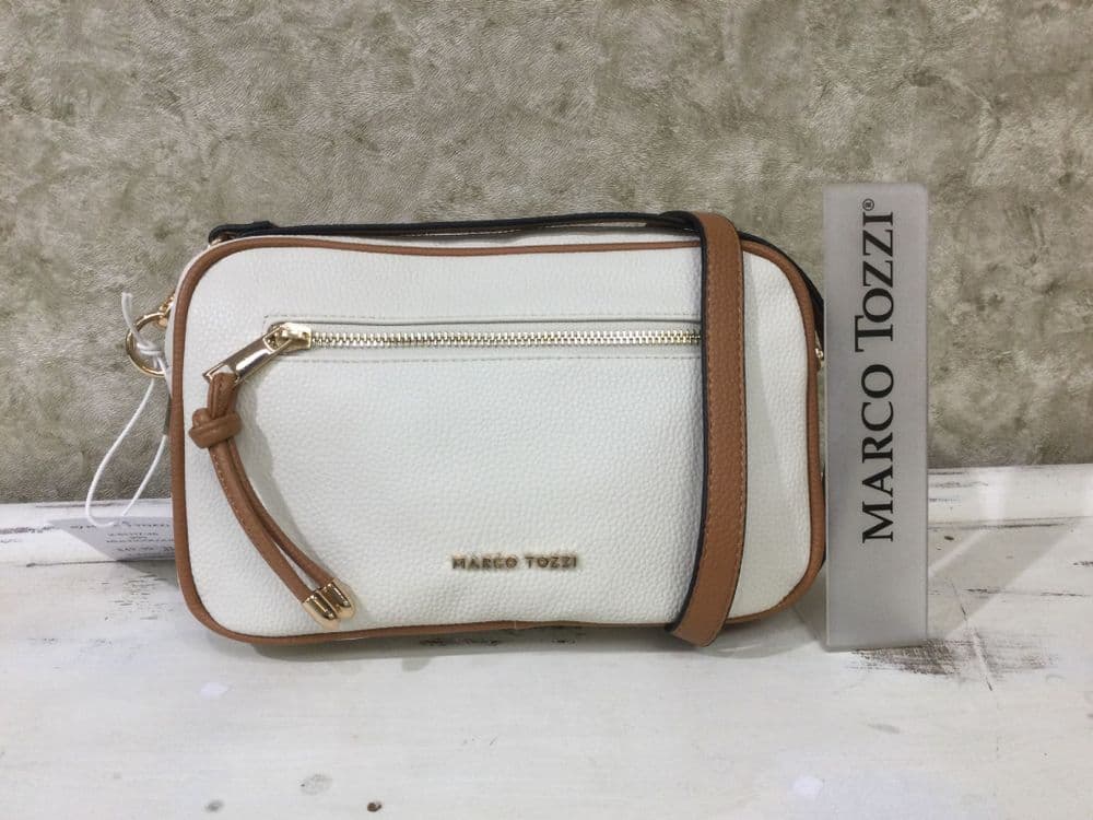 Marco Tozzi Handbag 2-61117-46 Cream Crossbody Handbag