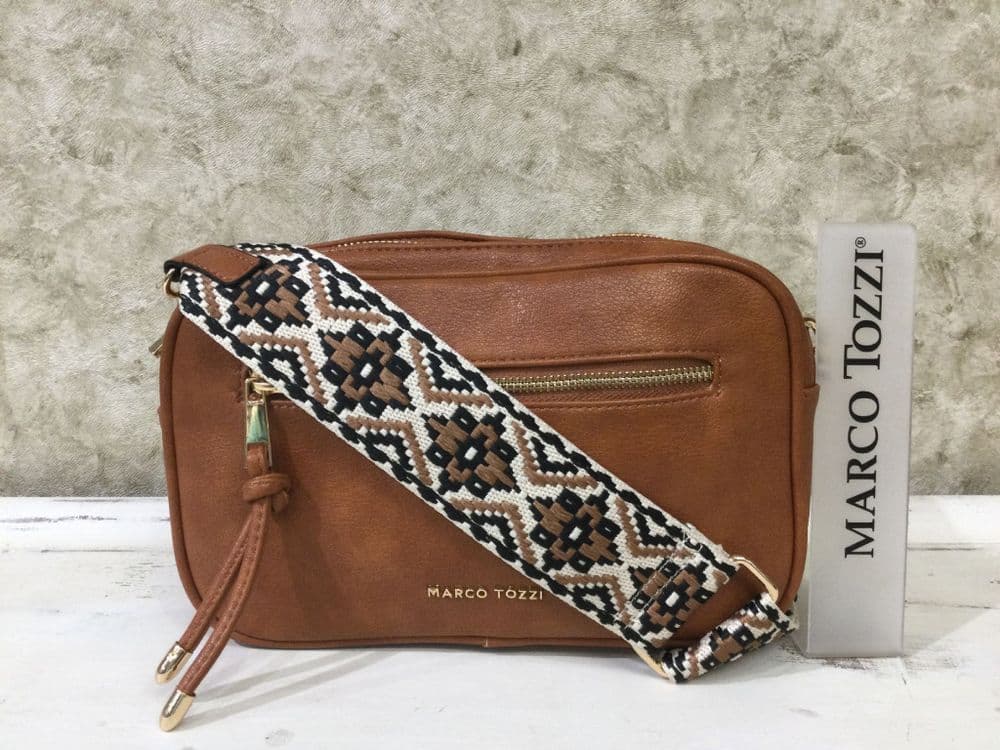 Marco Tozzi Handbag 2-61135-46 Tan Crossbody Bag