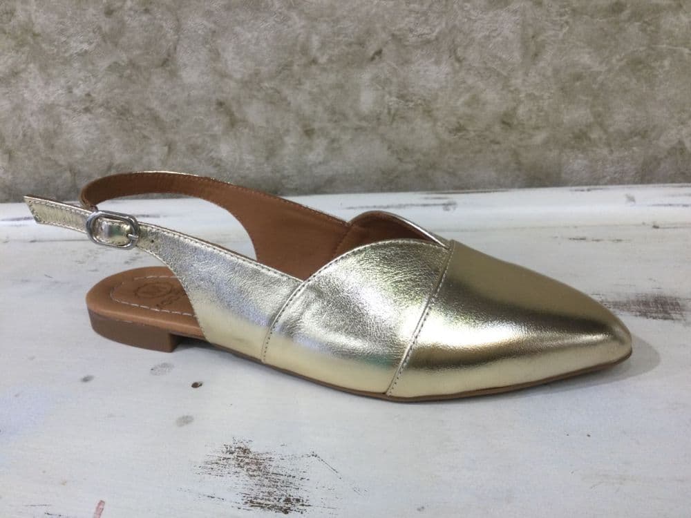Modella Freya Gold Sling back