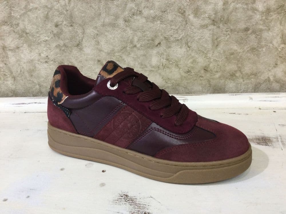 Refresh 172954 Burgundy Gum Sole Fashion Trainer