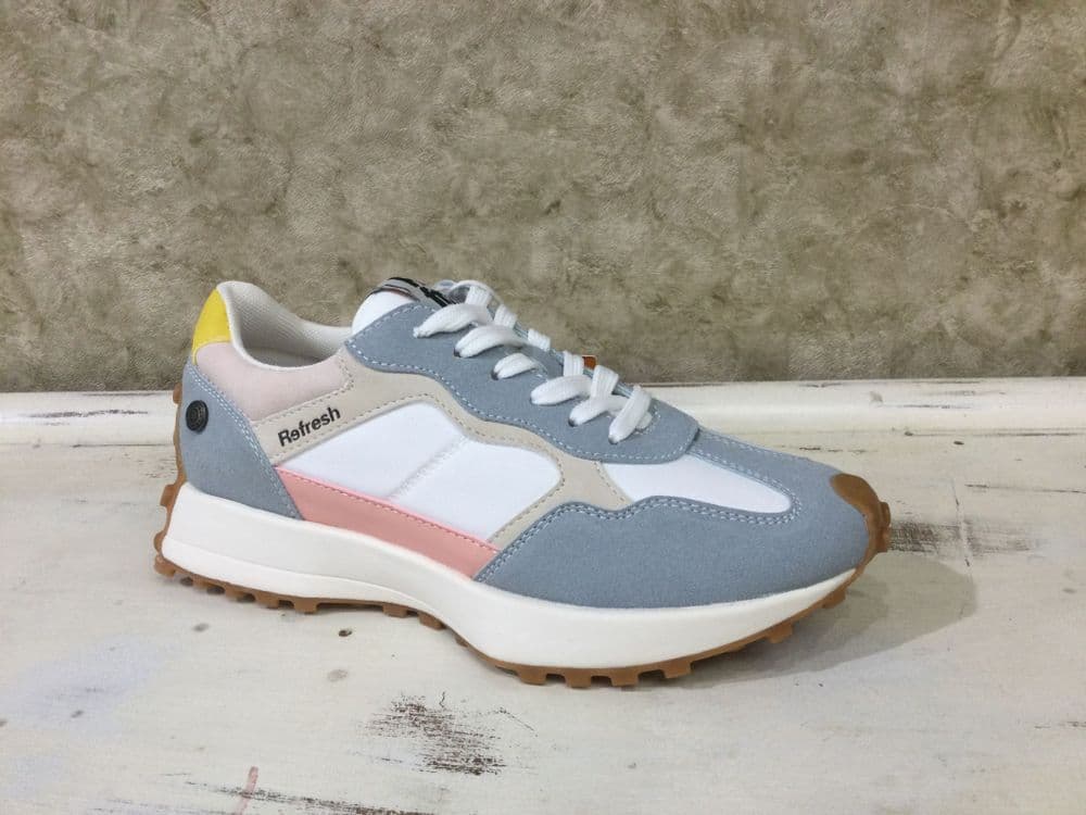 Refresh 175038 Blue/White Mix Fashion Trainer