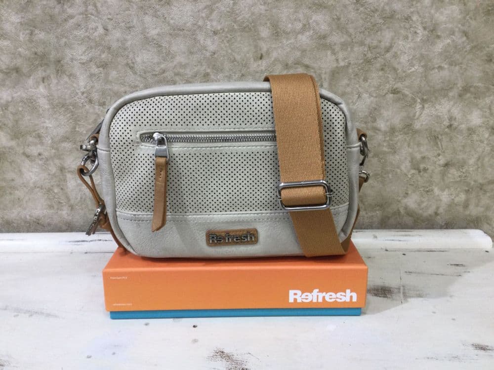 Refresh 183353 Stone/Tan Crossbody Bag