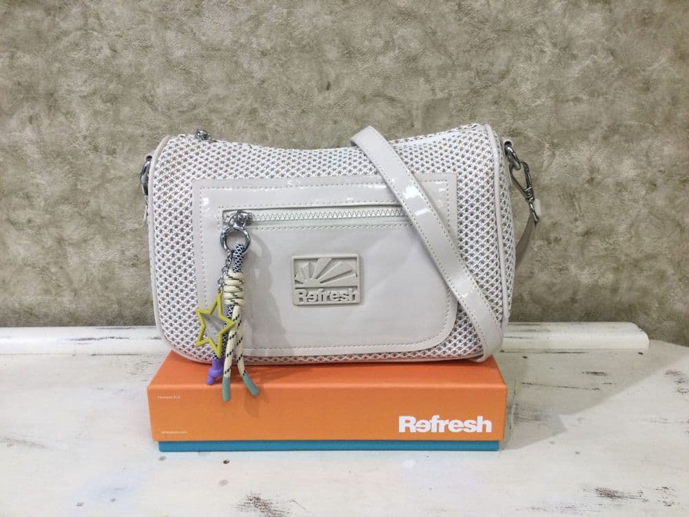 Refresh 183384 White Mix Crossbody Bag