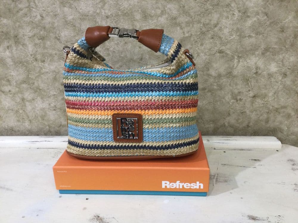 Refresh 183393 Blue Mix Grab Bag with Multi Straps