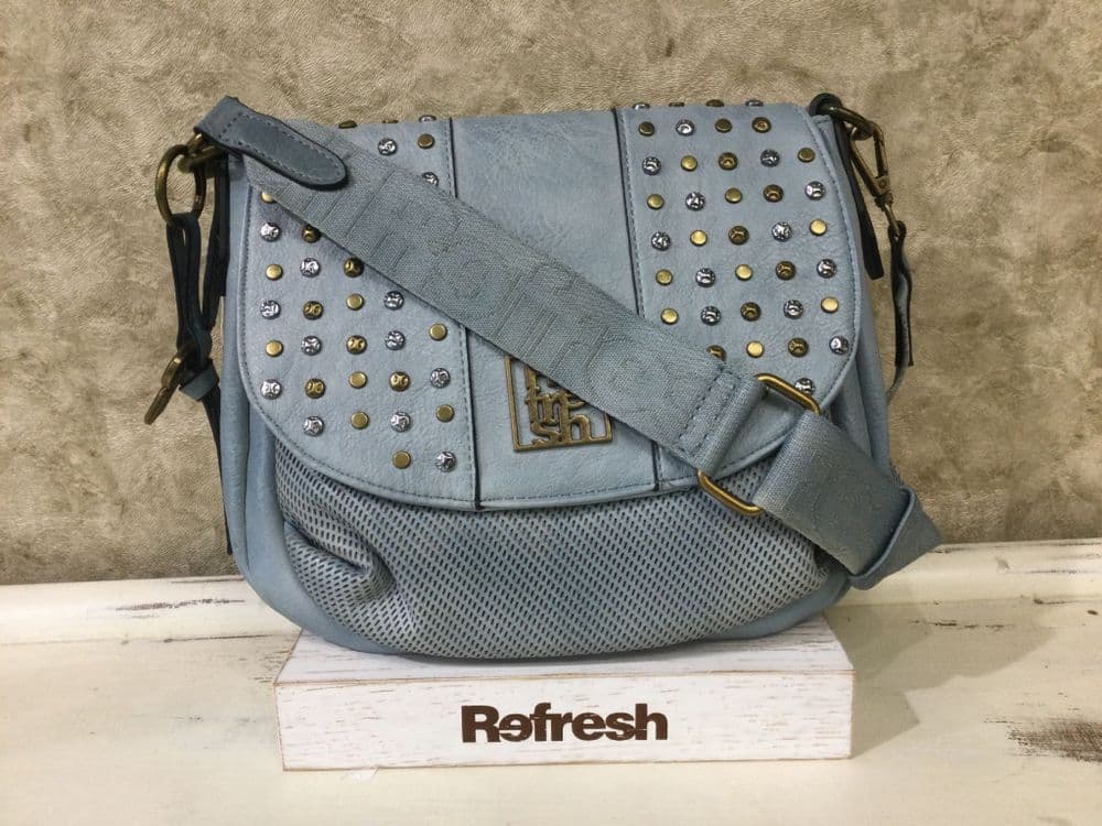 Refresh handbag 183350 Jean Studded Crossbody Bag