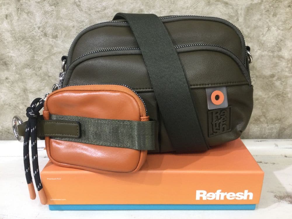 Refresh Handbag 183437 Khaki Soft Crossbody Bag