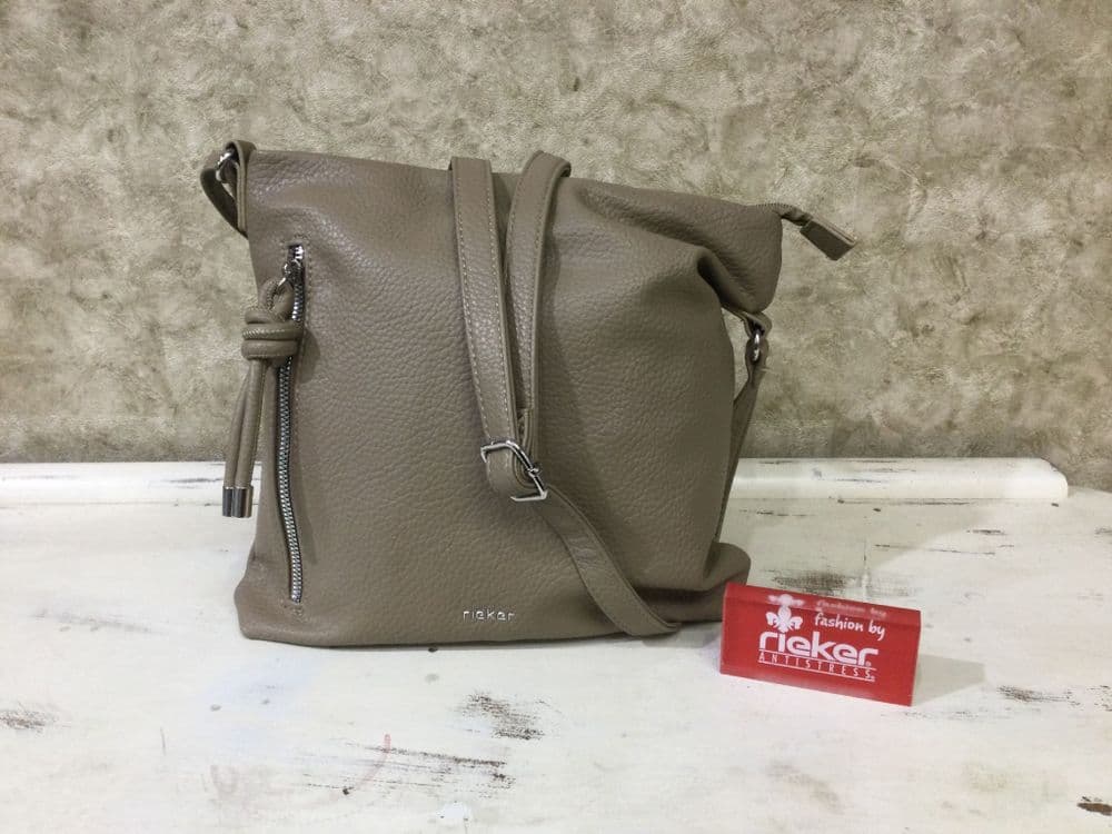 Rieker H1073-60 Beige Slouch Handbag