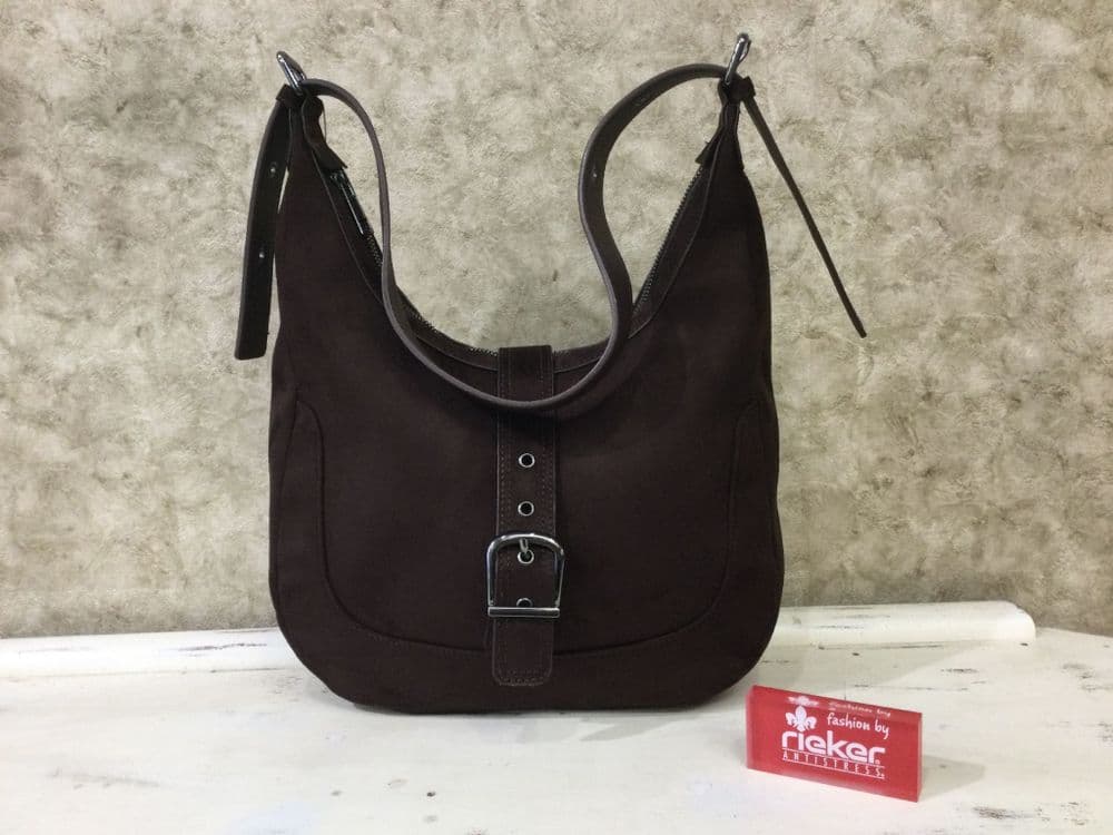 Rieker handbag H1024-25  Chocolate Brown Shoulder Bag