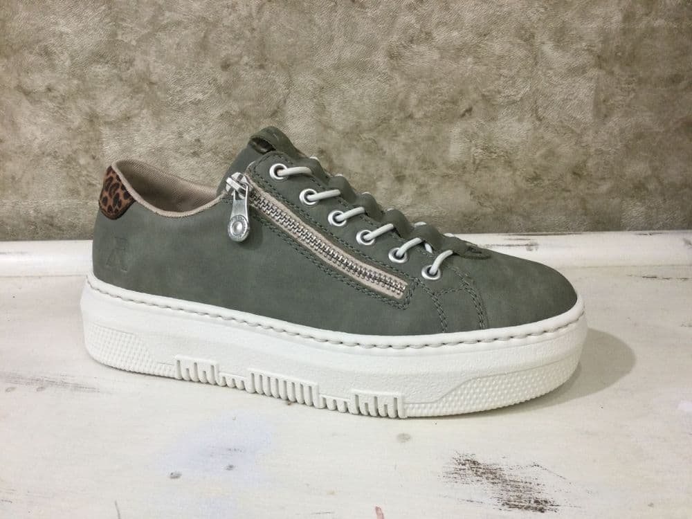 Rieker M19552-52 Khaki Light Weight Trainer