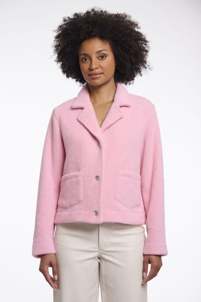 Rino & Pelle Bobien Cotton Candy Boxy Jacket With Lapel Collar