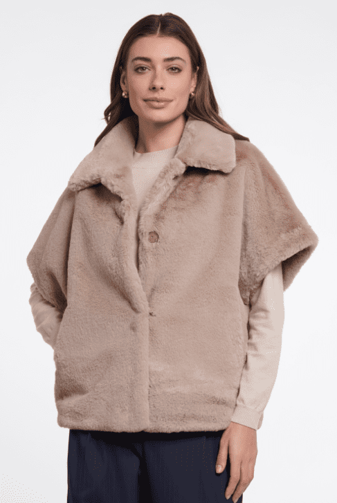 Rino & Pelle Bodil Waistcoat in Oat