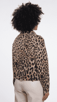 Rino & Pelle Bubbly Boxy Jacket in Light Leopard