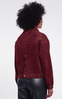 Rino & Pelle Bubbly Boxy Jacket in Sangria