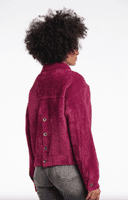 Rino & Pelle Bubbly Boxy Jacket in Sugarplum