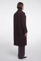 Rino & Pelle Cecile Chocolate Bean Single Breasted Coat