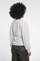 Rino & Pelle Ellora Snow White V-neck Long Sleeve Top