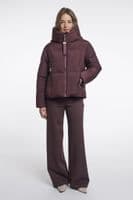 Rino & Pelle Joni Fudge Cloak Padded Jacket with Detachable Collar