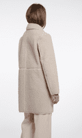 Rino & Pelle Juna Reversible Double Breasted Coat in Birch
